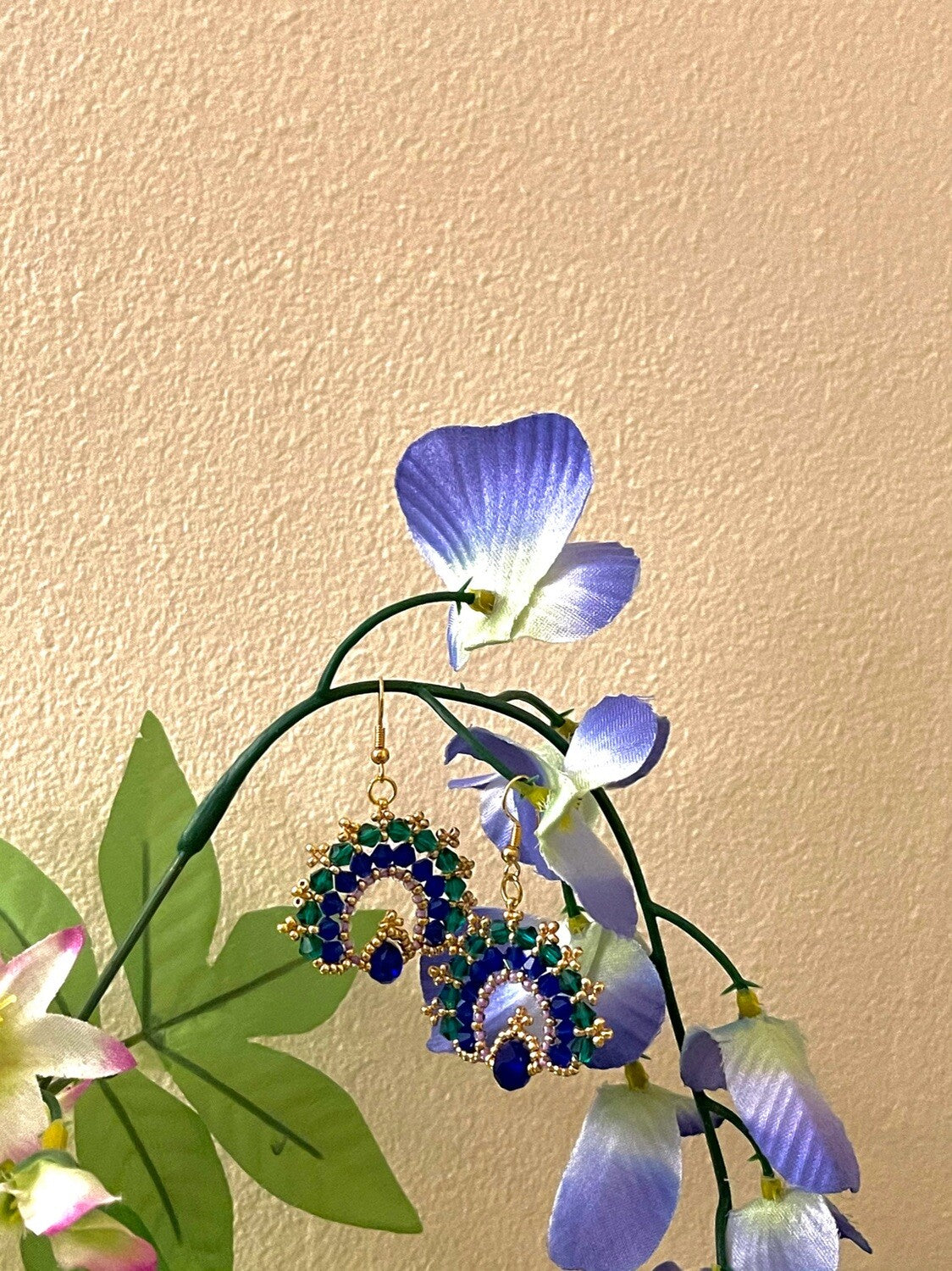Dancing Peacock Earrings
