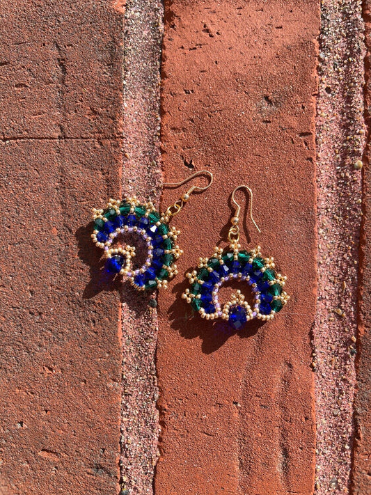 Dancing Peacock Earrings