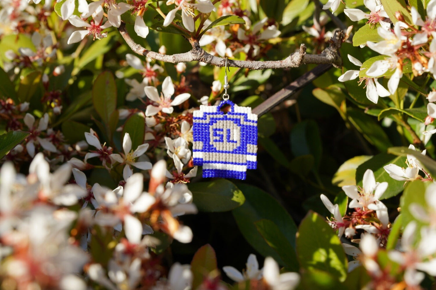 Custom Hockey Jersey Earrings